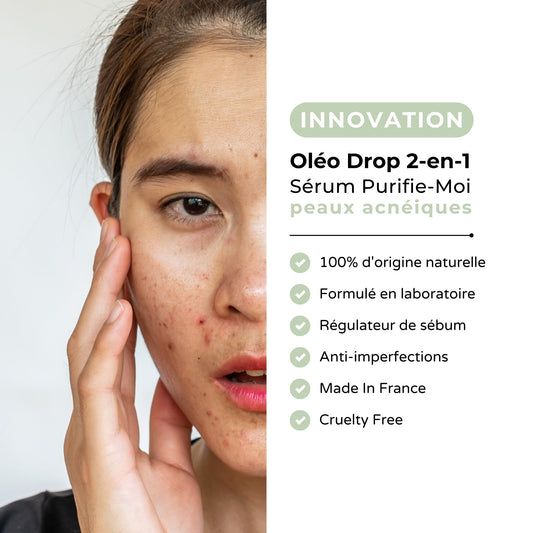 Sérum Anti-Imperfections & Régulateur : Purifie-Moi Sérum Oléo Drop 2-en-1