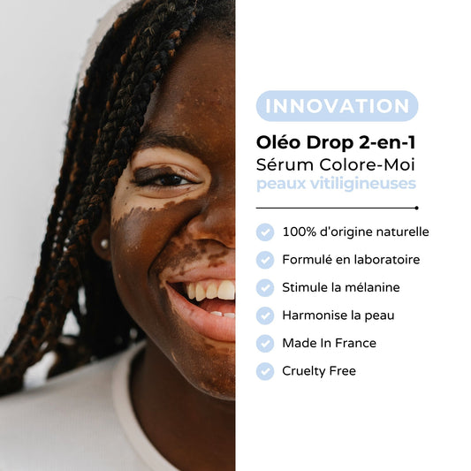 Sérum Repigmentant Anti-Taches Blanches : Colore-Moi Sérum Oléo Drop 2-en-1